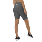 Load image into Gallery viewer, NexGen Women&#39;s Dark Grey Biker Shorts
