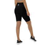 Load image into Gallery viewer, NexGen Women&#39;s Black Biker Shorts
