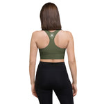 Load image into Gallery viewer, NexGen Women&#39;s Khaki Longline Sports Bra
