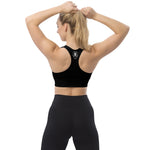 Load image into Gallery viewer, NexGen Women&#39;s Black Longline Sports Bra
