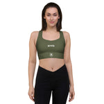 Load image into Gallery viewer, NexGen Women&#39;s Khaki Longline Sports Bra
