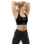 Load image into Gallery viewer, NexGen Women&#39;s Black Longline Sports Bra
