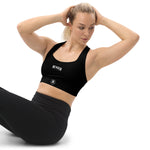 Load image into Gallery viewer, NexGen Women&#39;s Black Longline Sports Bra
