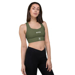 Load image into Gallery viewer, NexGen Women&#39;s Khaki Longline Sports Bra
