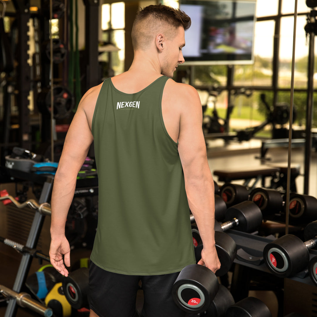 NexGen Men's Khaki Sport Vest Top