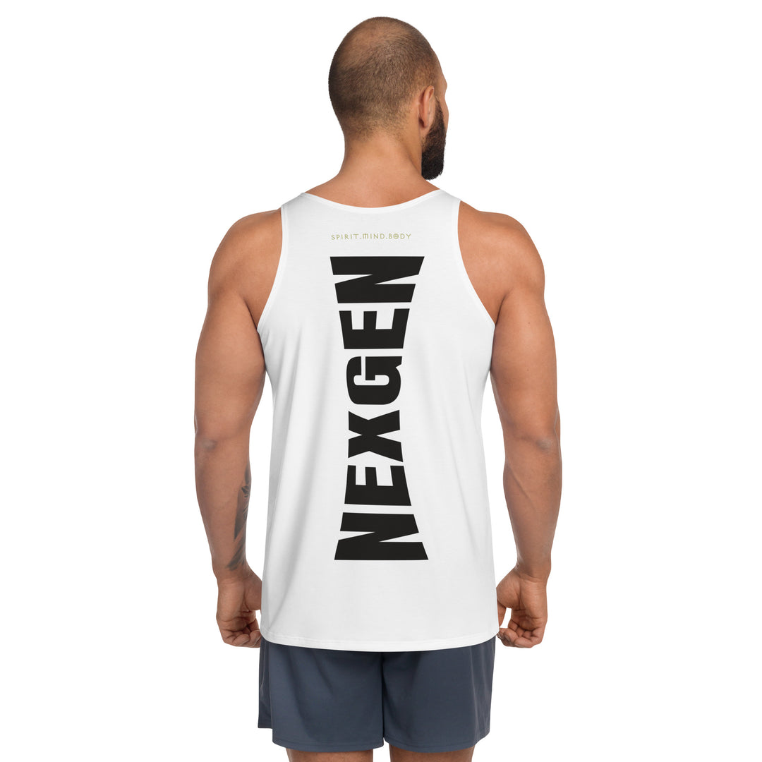 NexGen Men's White Sport Vest Top