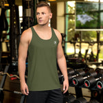 Load image into Gallery viewer, NexGen Men&#39;s Khaki Sport Vest Top
