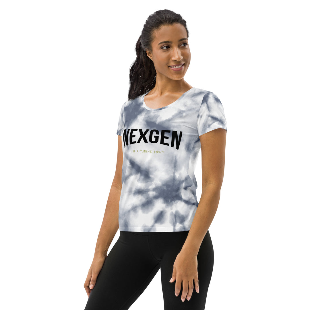 NexGen Women's Tie Dye Print Athletic T-shirt