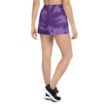 Load image into Gallery viewer, NexGen Women&#39;s Purple Tie Dye Classic 2 Recycled Athletic Shorts
