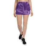 Load image into Gallery viewer, NexGen Women&#39;s Purple Tie Dye Classic 2 Recycled Athletic Shorts
