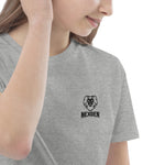 Load image into Gallery viewer, NexGen Embroidered Organic Cotton Girls T-shirt
