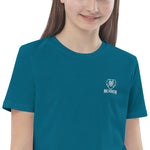 Load image into Gallery viewer, NexGen Embroidered Organic Cotton Girls T-shirt
