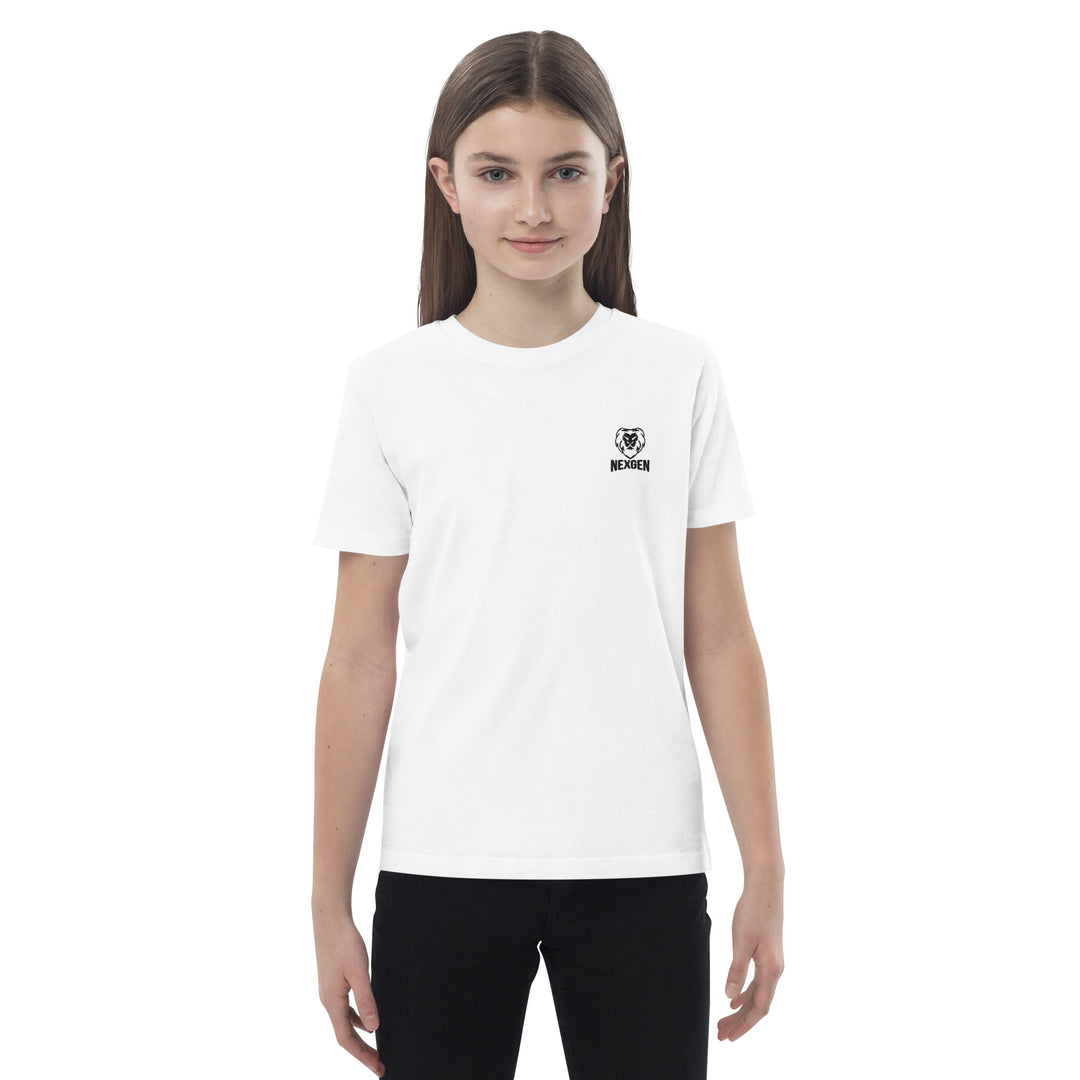 NexGen Embroidered Organic Cotton Girls T-shirt