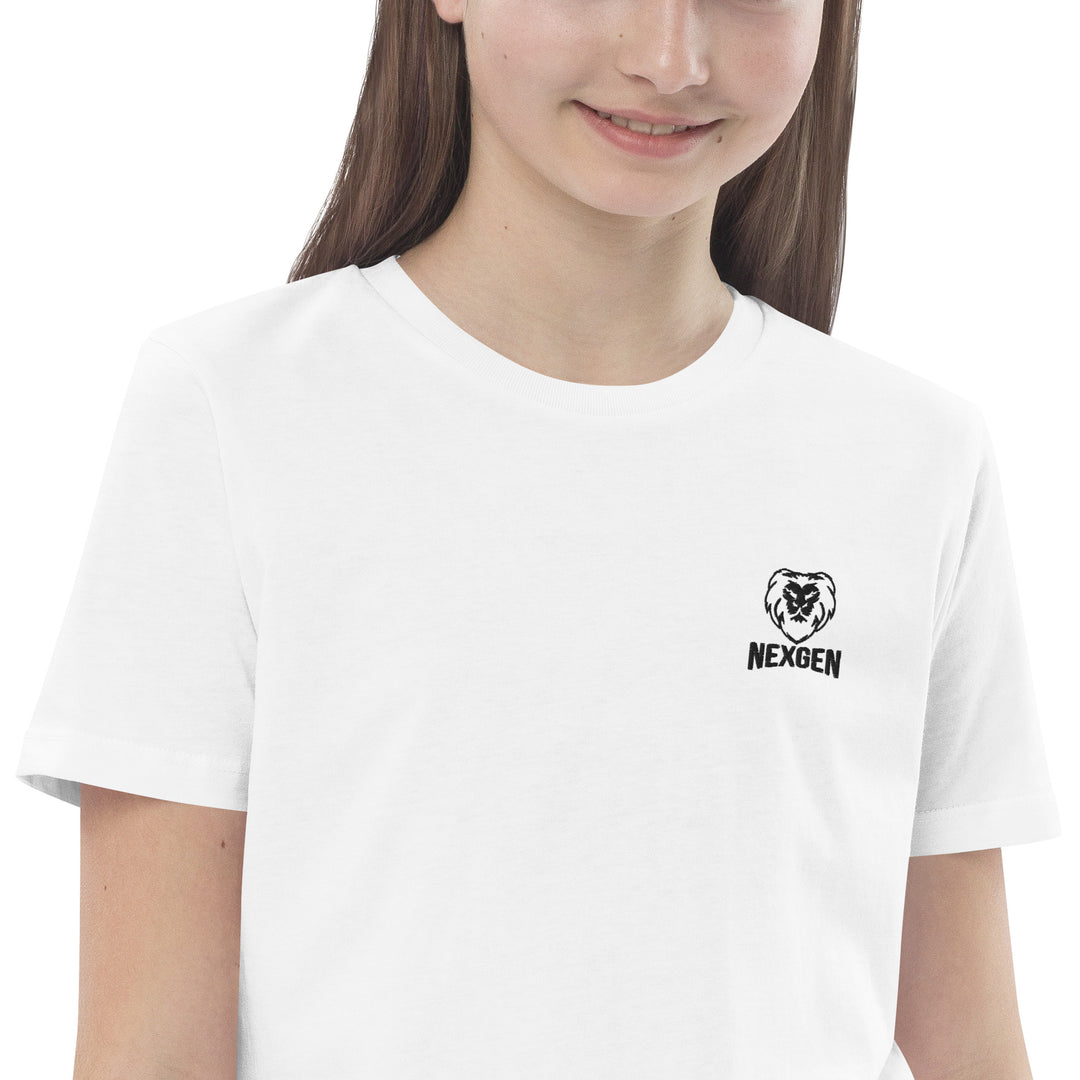 NexGen Embroidered Organic Cotton Girls T-shirt