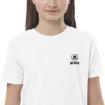 Load image into Gallery viewer, NexGen Embroidered Organic Cotton Girls T-shirt
